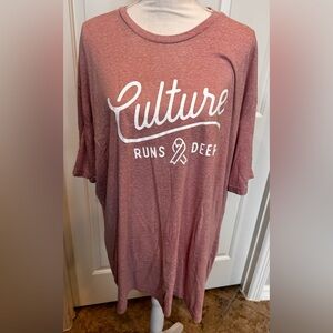 Movement Mortgage Pink Breast Cancer Men’s T-shirt Size 3XL